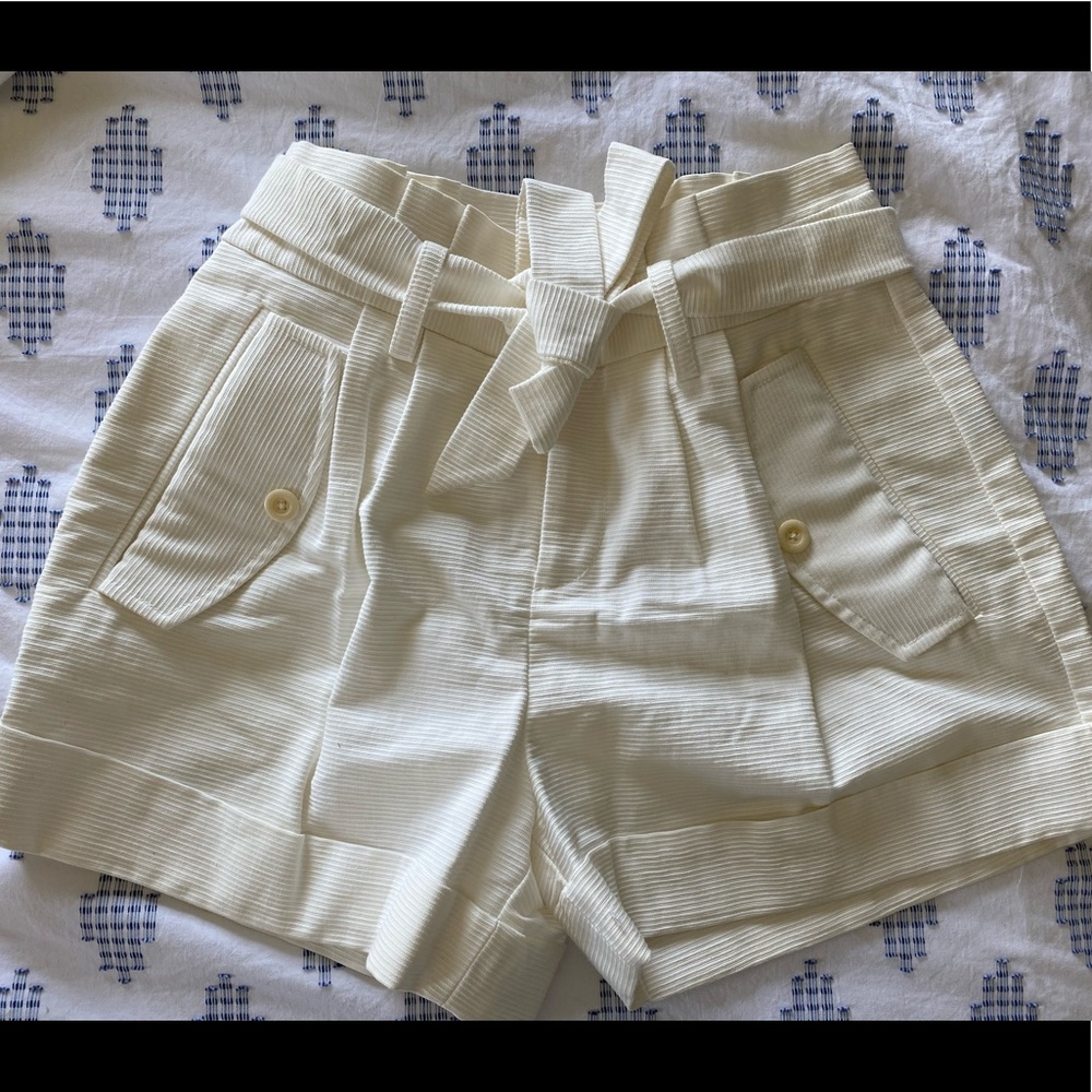 Kate Spade High Waist Sash Tie Shorts